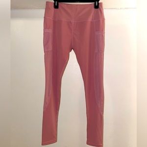 Women’s Mauve workout leggings Large